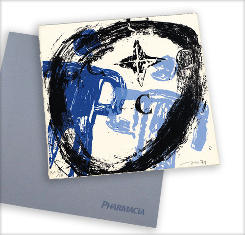 Codo a codo, obra gr�fica para Pharmacia